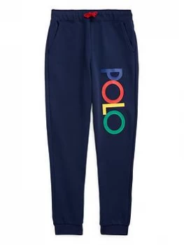Image of Ralph Lauren Boys Polo Joggers - Navy, Size 2 Years