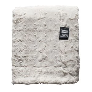 Image of Robert Dyas Gallery Stellan Fur Throw - Cream