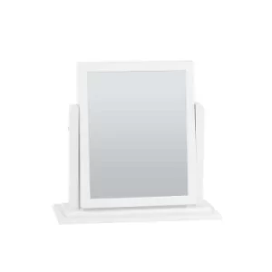 Image of Caithness single mirror, white finish