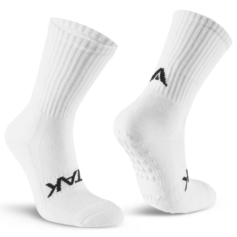 Image of ATAK Sports Grip Mid Leg Socks Senior White male 6-8