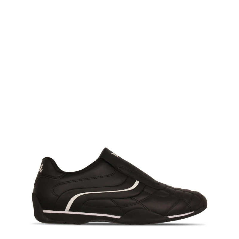 Image of Lonsdale Camden Slip Trainers Mens Black/White male 7 (41)