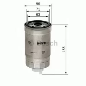 Image of Bosch 1457434439 Fuel Filter N4439