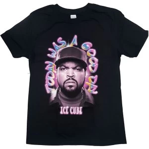 Image of Ice Cube - Air Brush Unisex Medium T-Shirt - Black