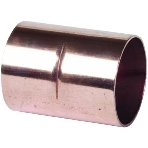 Image of Wickes End Feed Straight Coupling - 15mm Pack of 10