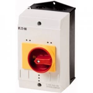 Image of Eaton CI-K2-PKZ0-GR Enclosure + kill switch (L x W x H) 130 x 100 x 160 mm Red, Yellow, Grey, Black