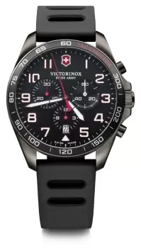 Image of Victorinox 241889 FieldForce Sport Chrono 42m Black Dial Watch