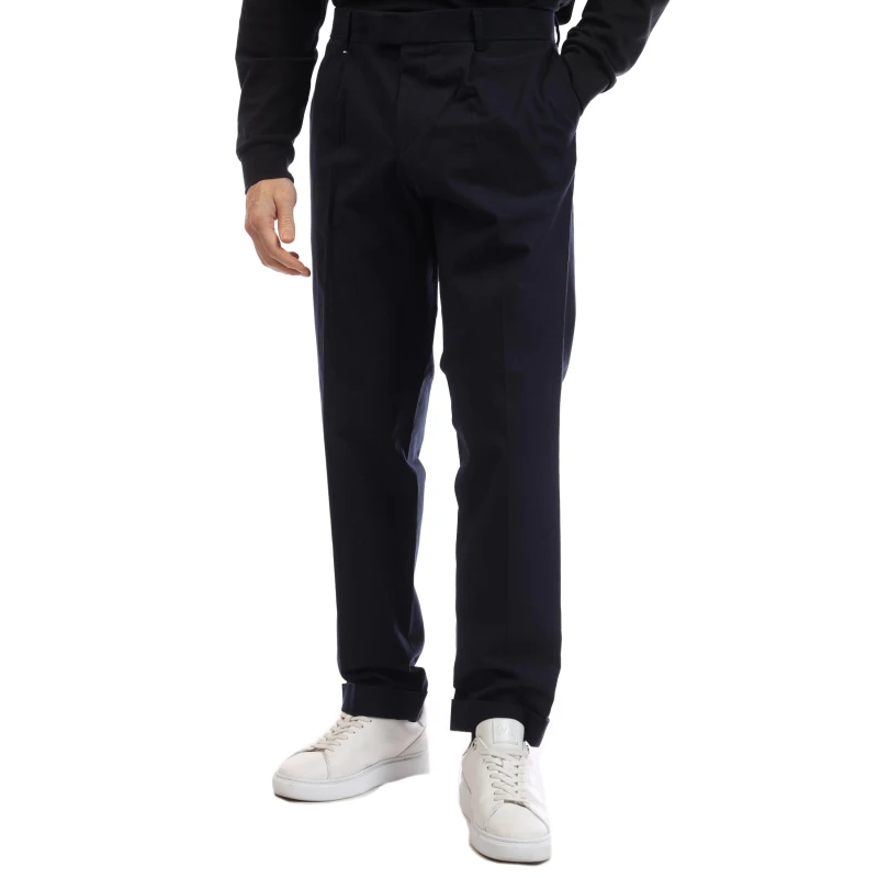 Image of Boss Mens C Genius Straight Leg Trousers Blue male 30