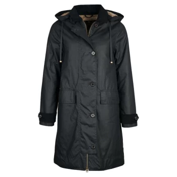 Image of Barbour Baddesley Wax Jacket - Navy/Natural