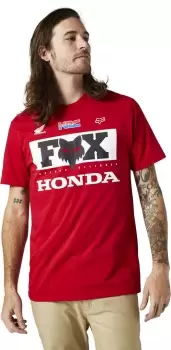 Image of FOX Honda SS Premium T-Shirt, red Size M red, Size M
