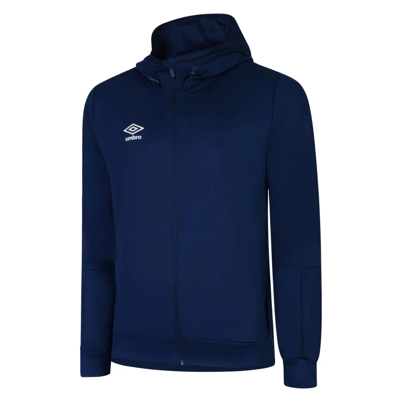 Image of Umbro Total Training Knitted Hoodie in Navy Size: 11-12 Years Navy Unisex 11-12 Years