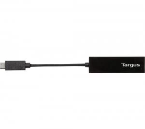 Image of TARGUS USB-C to Gigabit Ethernet Adapter - Black