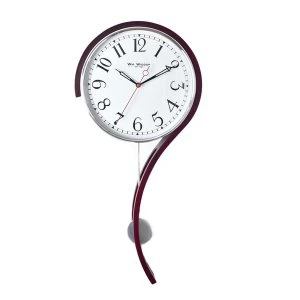 Image of Curved Pendulum Wall Clock