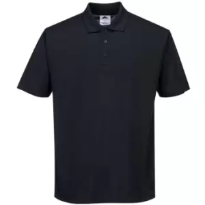 Image of Portwest B185BKRS - sz S Terni Polo Shirt Workwear - Black - Black