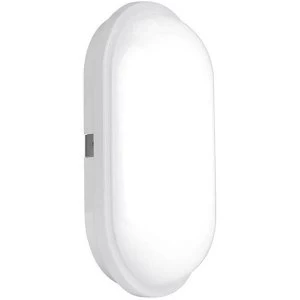 Image of Enlite 20W IP65 Polycarbonate Oval LED Bulkhead Cool White - EN-BH220/40