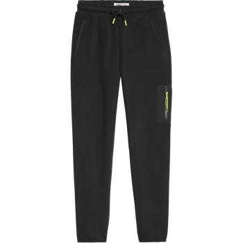 Image of Tommy Jeans Polar Fleece Joggers - Black