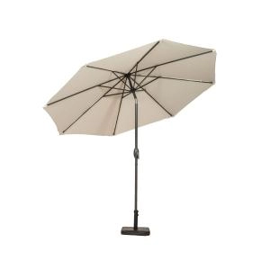 Image of Amir Royalcraft 3m Crank & Tilt Parasol Powder Coated Aluminium / Polyester