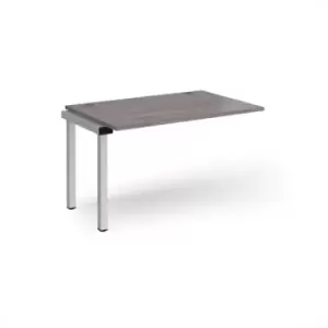 Image of Connex add on unit single 1200mm x 800mm - silver frame and grey oak top