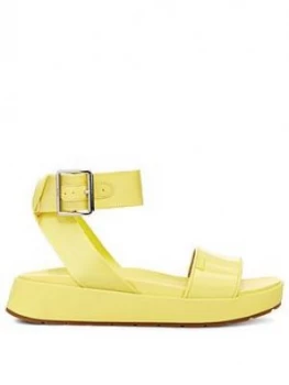 Image of Ugg Lennox Flat Sandal - Yellow