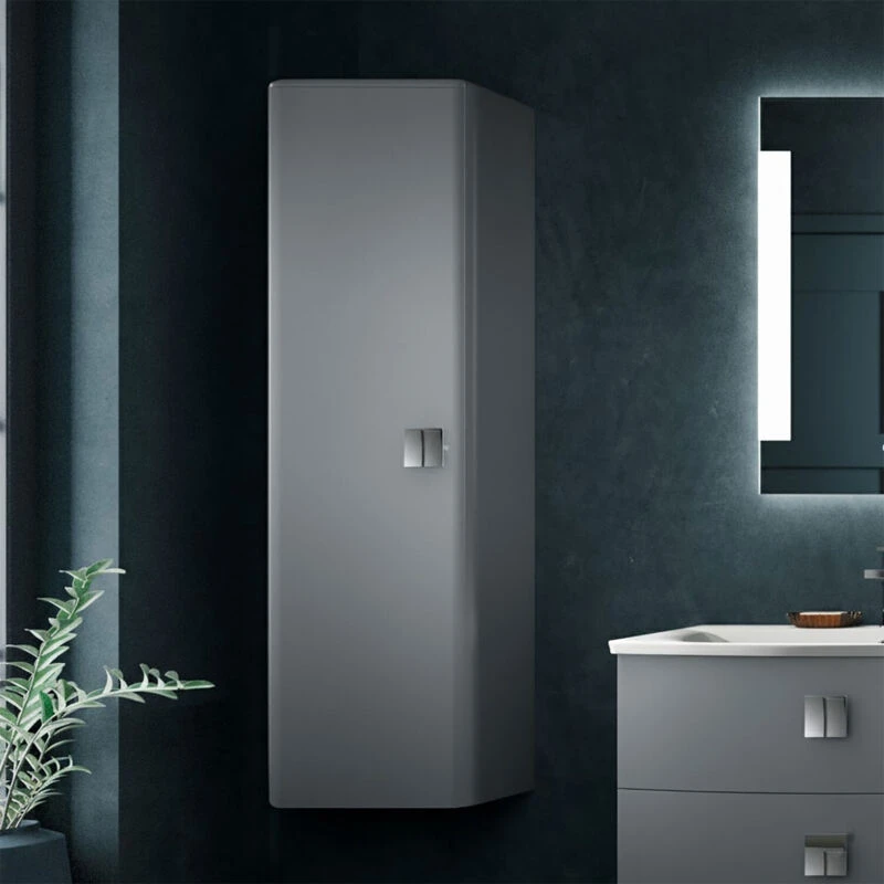 Image of Hudson Reed Sarenna 352mm Tall Wall-Hung Cabinet Dove Grey Matt