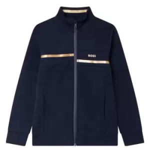 Image of Boss Logo Track Jacket - Blue