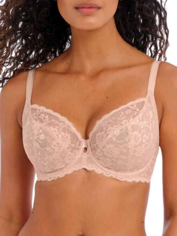 Image of Freya Womens Offbeat Plunge Bra in Nude Size: 32DD Nude Female 32DD