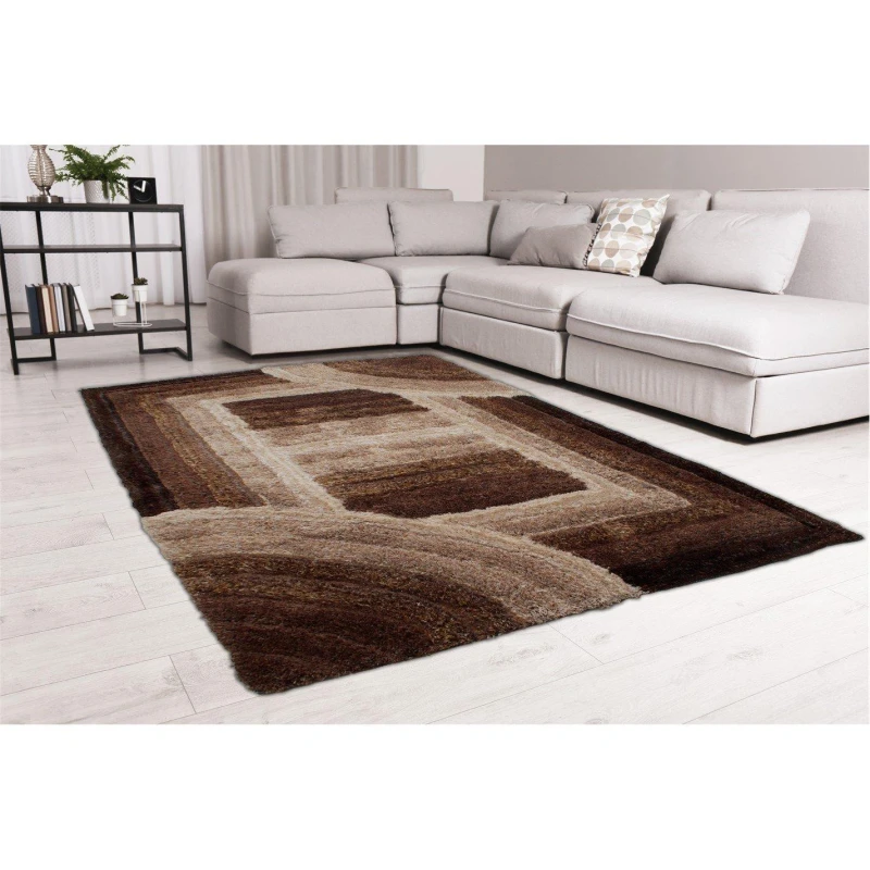 Image of Rugstyle 3D SHAGGY TRELLIS 160x230cm Latte unisex 160x230cm