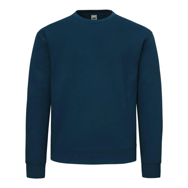 Image of Fruit Of The Loom Fruit of the Loom Men Supercotton Sweatshirt in Royal Size: Small Royal S Male 5063693971977