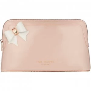 Image of Ted Baker Alley large bowcos makeup bag - Light Pink