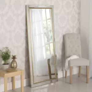 Image of Olivia's Yao Leaner Mirror in Gold