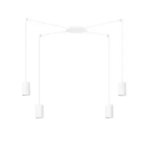 Image of Emibig Traker White Cluster Pendant Ceiling Light 4x GU10