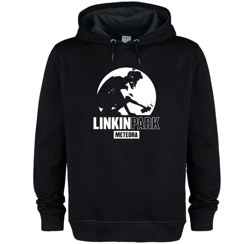 Image of Amplified Amplified Men Meteora Moon Linkin Park Hoodie in Black Size: X-Small Black XS Male 5063750846361