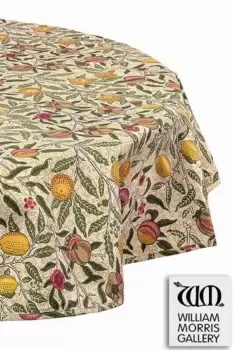 Image of William Morris Fruit Acrylic Circle Tablecloth