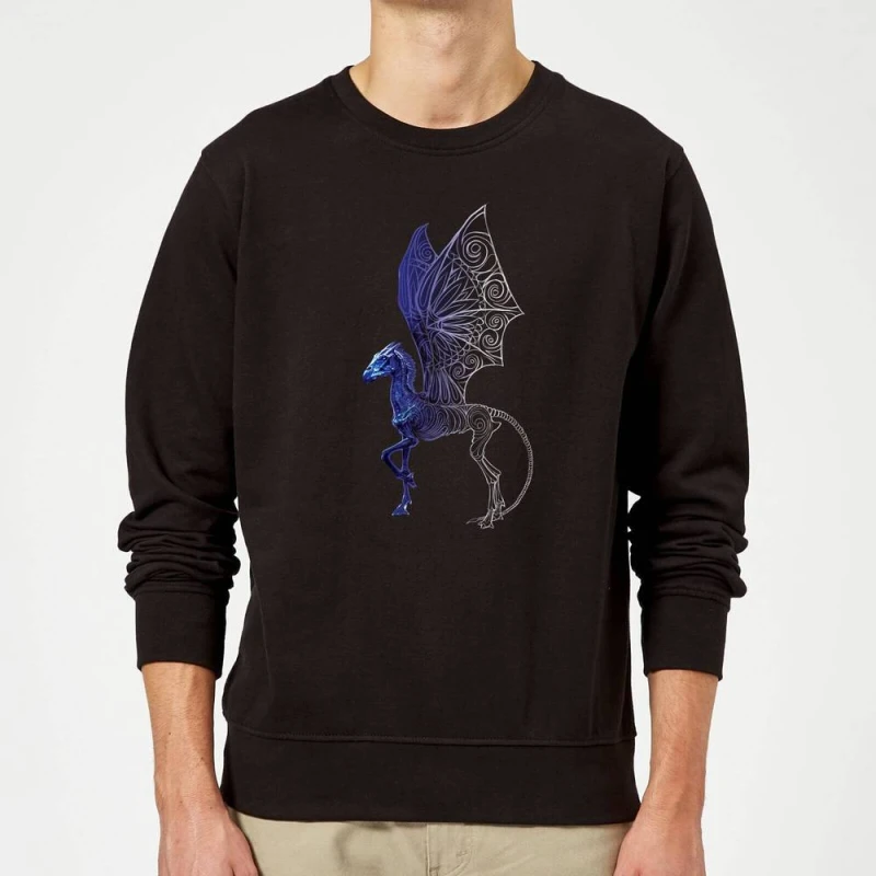 Image of Fantastic Beasts Tribal Thestral Sweatshirt - Black - L