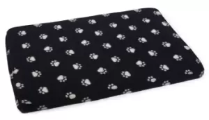 Image of Zoon Paw Print Memory Foam Crate Mat - Large