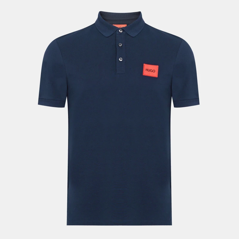 Image of Hugo Dereso Polo Shirt - Blue Blue XS