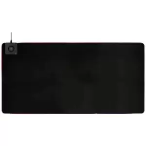 Image of DELTACO GAMING DMP330 Gaming mouse pad Backlit Black (W x H x D) 1190 x 4 x 590 mm