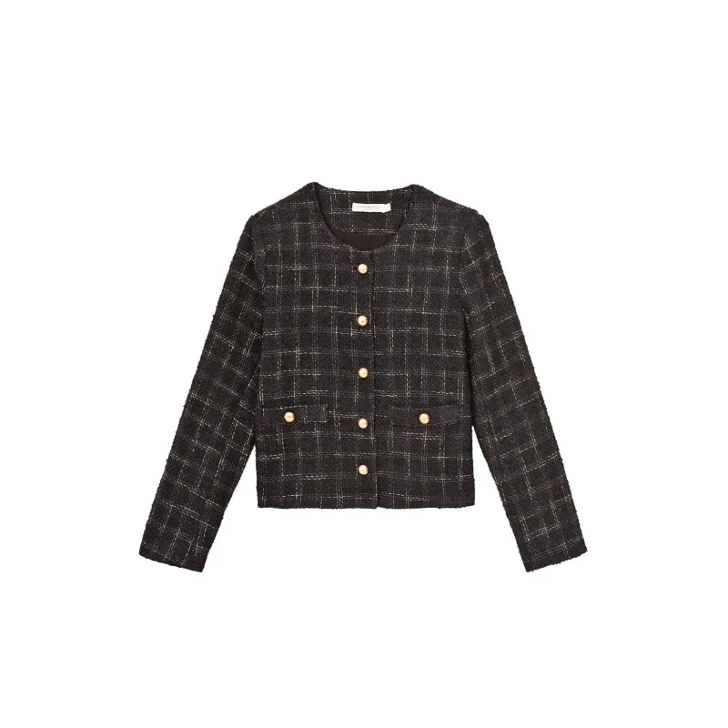 Image of La Petite Etoile Womens jacket La Petite Etoile Melia Noir Female S