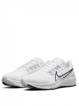Image of Nike Air Zoom Pegasus 38 - White/Black, Size 7, Men