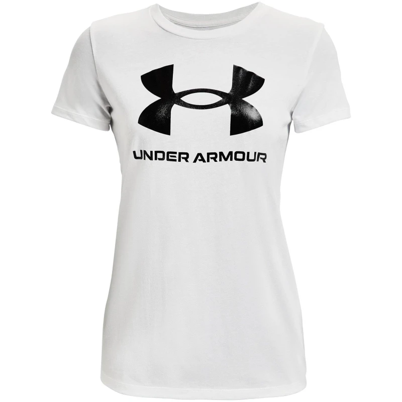 Image of Under Armour UA Sportstyle Graphic Short Sleeve - White White 14