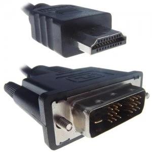 Image of DP Building Systems 26-1684 video cable adapter 2m HDMI Type A (Standard) DVI-D Black