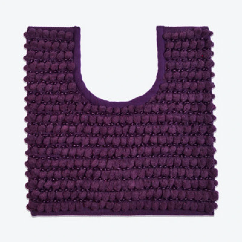 Image of Allure Bath Fashions Sparkle Bobble Non-Slip Pedestal Mat - Purple