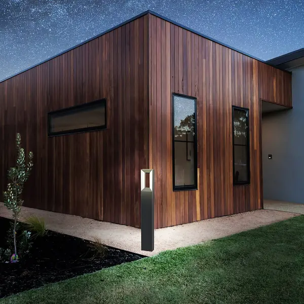 Image of Eglo Riforano Outdoor LED Bollard Light Black