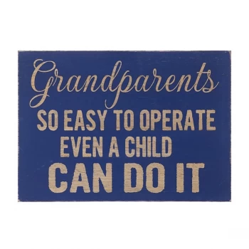 Image of Wooden Grandparents Sign By Heaven Sends