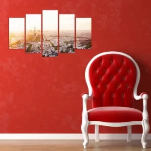 Image of 5PMX-106 Multicolor Decorative MDF Painting (5 Pieces)