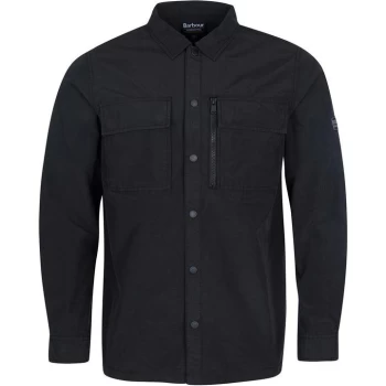 Image of Barbour International Slipstream Overshirt - Black BK31