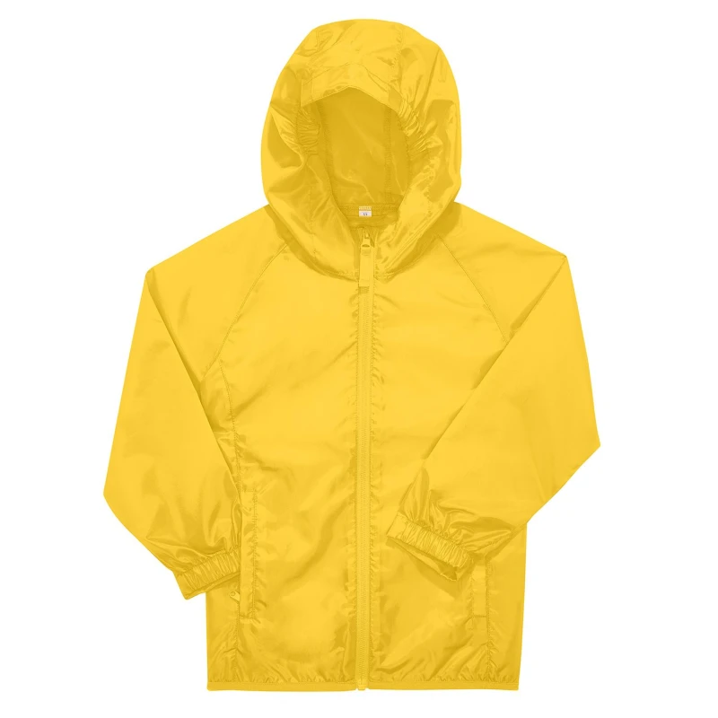 Image of B&C Reset Windbreaker in Yellow Size: 12-13 Years Yellow Unisex 12-13 Years