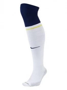 Image of Nike Tottenham 20/21 Home Socks, White/Blue Size M Men