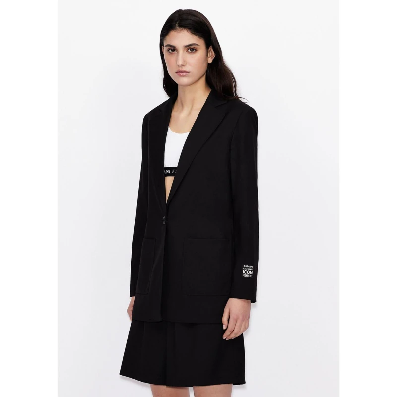 Image of Armani Exchange Blazer - Black Female 8