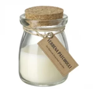 Image of Glass Candle 'verbena Patchouli' by Heaven Sends