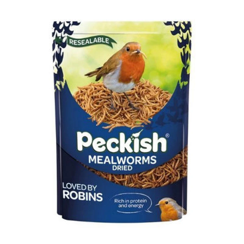 Image of Peckish Dried Mealworms Wild Bird Food 1kg Brown unisex